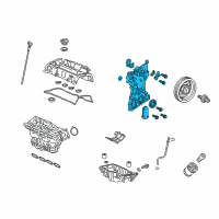 OEM Honda CR-V Case Assy., Chain Diagram - 11410-5PH-A00