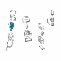 OEM 2019 Infiniti Q60 Frame-Relay Box Diagram - 24384-4GA0A