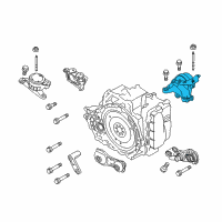 OEM 2014 Ford Police Interceptor Sedan Upper Transmission Mount Diagram - DA5Z-6038-B