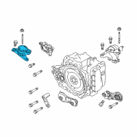 OEM 2018 Ford Police Interceptor Sedan Front Mount Diagram - DA5Z-6038-A