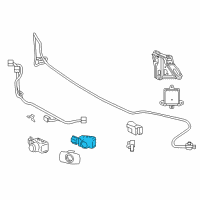 OEM Lexus UX200 Sensor, Ultrasonic Diagram - 89341-33220-E3