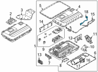 OEM Kia Sorento Cable-Power, Positive Diagram - 37563P4000