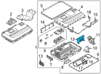 OEM 2021 Kia Sorento Battery Management S Diagram - 37513P4000