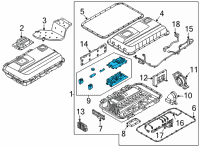 OEM Hyundai Santa Fe RELAY ASSY-POWER Diagram - 37514-P4000