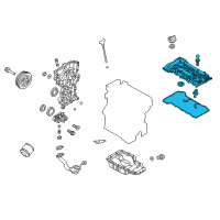 OEM Kia Cover Assembly-Rocker Diagram - 224102E000