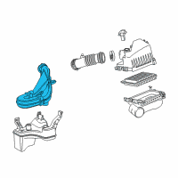 OEM Toyota Corolla iM Inlet Tube Diagram - 17751-37120