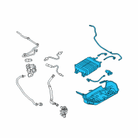 OEM Ford Mustang Vapor Canister Diagram - AR3Z-9D653-F