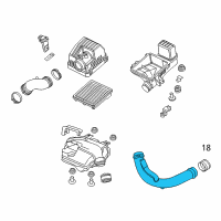 OEM Acura ILX Pipe, Air In. Diagram - 17243-R9C-A00