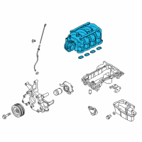 OEM 2017 Nissan Armada Manifold-Intake Diagram - 14001-EZ30A