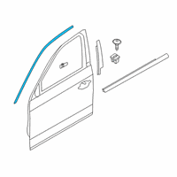 OEM 2022 BMW 330e TRIM, WINDOW FRAME, TOP, DOO Diagram - 51-33-7-465-165