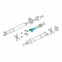 OEM 2019 Ford F-250 Super Duty Slip Yoke Diagram - HC3Z-4841-E