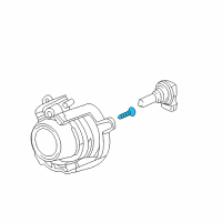 OEM Cadillac STS Module Screw Diagram - 11609539