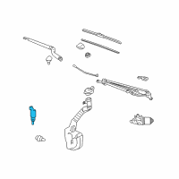 OEM Chevrolet Impala Limited Washer Pump Diagram - 23491875