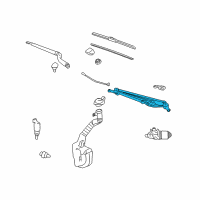 OEM 2010 Chevrolet Impala Wiper Transmission Diagram - 19120737