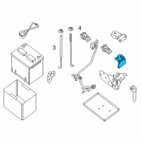 OEM Nissan Holder-Fusible Link Diagram - 24380-7994A