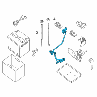 OEM Nissan Sentra Cable Assy-Battery Earth Diagram - 24080-3SG1A