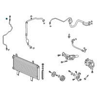 OEM 2017 Honda Civic Cap Comp, Valve(H Diagram - 80865-TV1-E01