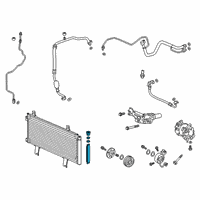 OEM Honda Clarity Set Desiccant Bag Diagram - 80101-T4P-J01