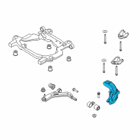 OEM Lincoln MKT Knuckle Diagram - DE9Z-3K185-A