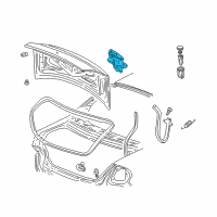 OEM Chrysler Latch-DECKLID Diagram - 5139037AA