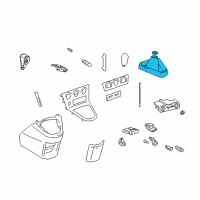 OEM Pontiac Boot, Manual Transmission Control Lever *Gray Diagram - 88970585
