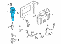 OEM Kia K5 Ignition Coil Assembly Diagram - 273002T000