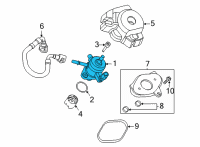OEM 2020 Ford Explorer Fuel Pump Diagram - JL3Z-9350-B