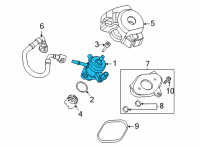 OEM 2020 Ford Transit-350 Fuel Pump Diagram - JL3Z-9350-B