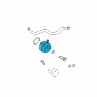 OEM Toyota Cooler Diagram - 15710-62060