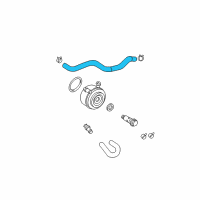 OEM 2001 Toyota 4Runner Oil Cooler Hose Diagram - 15778-62030