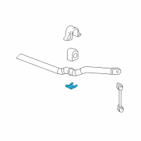 OEM Cadillac CTS Retainer-Front Stabilizer Shaft Insulator Diagram - 25750245
