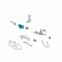 OEM 2010 Acura MDX Switch Assembly, Wiper Diagram - 35256-STX-A03