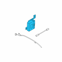 OEM 2012 Hyundai Equus Unit Assembly-Rpas Diagram - 95700-3N000