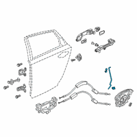 OEM 2020 Honda Clarity Rod Set R, RR. Diagram - 72613-TRT-305