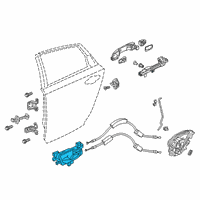 OEM Honda Clarity Handle (Grand Bonheur Silver) Diagram - 72120-TRV-A01ZA