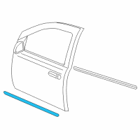 OEM 2007 Dodge Durango Molding-Front Door Diagram - 1CK501BMAA