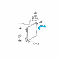 OEM 2006 Ford Explorer Upper Hose Diagram - 8L2Z-8260-A