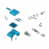 OEM 2018 Hyundai Ioniq Cleaner Assembly-Air Diagram - 28110-G2600