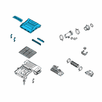 OEM 2021 Hyundai Ioniq Cover-Air Cleaner Diagram - 28111-G2500