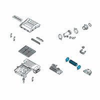 OEM 2018 Hyundai Ioniq Duct "B" Assembly-Air Diagram - 28220-G2100