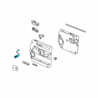 OEM 2003 Hummer H2 Switch Asm-Driver Seat Adjuster Memory Diagram - 15173780