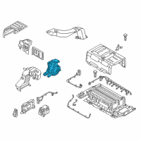 OEM 2016 Kia Optima Blower Unit Assembly-Battery Diagram - 375804R000