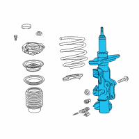 OEM 2017 Chevrolet Camaro STRUT ASM-FRT SUSP Diagram - 84943061