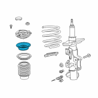 OEM 2016 Chevrolet Camaro Spring Seat Diagram - 92271186