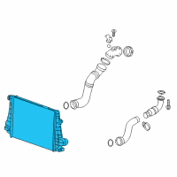 OEM 2016 Cadillac CT6 Intercooler Diagram - 23385892