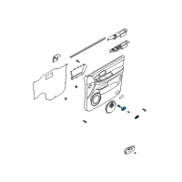 OEM 2002 Kia Sedona Lamp-Courtesy, LH Diagram - 0K53B51490