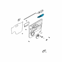 OEM 2002 Kia Sedona Power Window Main Switch Assembly Diagram - 0K54F66350RW