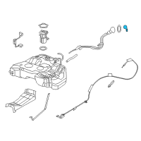 OEM 2015 Nissan Frontier CAP ASSY-FILLER Diagram - 17251-9BD0F