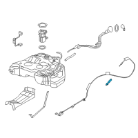 OEM 2016 Nissan Versa Lock Assy-Fuel Filler Lid Diagram - 78827-3BG0A