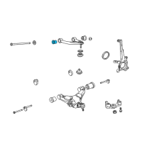 OEM 2009 Toyota Sequoia Bushings Diagram - 48632-0C010